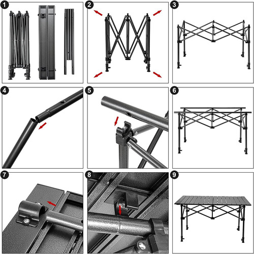 Almacenamiento Mesa Plegable De Picnic