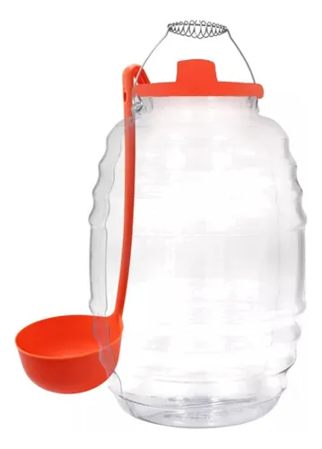 comprar Vitrolero O Barril De Plastico Con Asa Y Cucharon 20 Litros