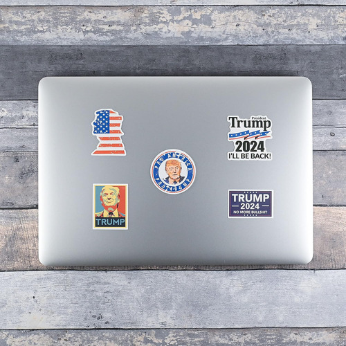 Pegatina Trump 2024 Grande Para Laptop Y Más, 100 Unidades