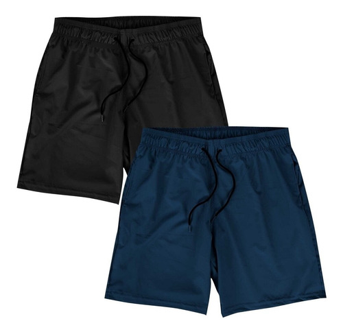Kit 2 Shorts Masculino Elastano Premium Wss