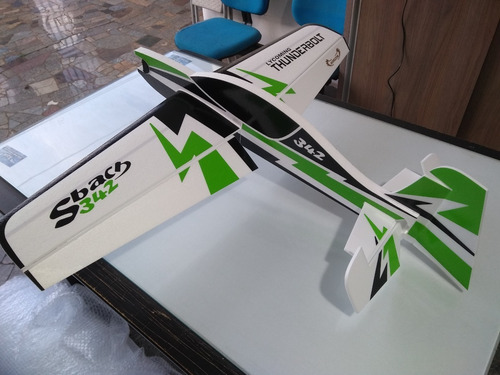 Aeromodelo Elétrico Sbach Isopor T5 Perfilado 95cm de asa Horizon Ccom Linkagem e trem de pouso Cor Verde