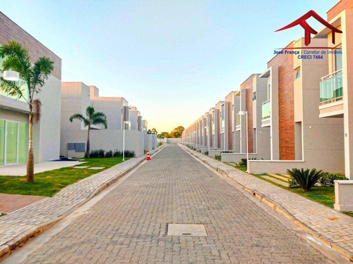 Casa Com 3 Dormitórios À Venda, 95 M² Por R$ 359.000,00 - Eusébio - Eusébio/ce - Ca0094