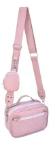 Comprar Cartera Bandolera PM Complementos Cuero Ecológico Bandolera Moderna Con Monedero Color Rosa
