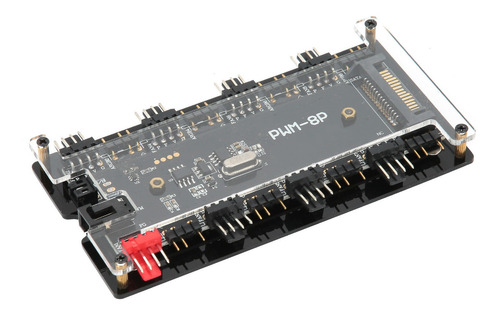 Caso Fan Hub Pwm+argb 2 En 1 Mando A Distancia Inalámbrico P