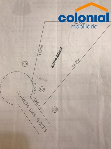 Lindo Terreno Com Formato De Trapézio Em Jarinu - Te00222 - 34619373