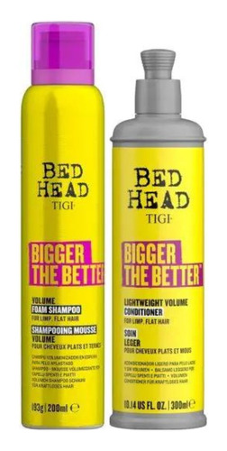 Kit Bed Head Bigger The Better Sh 200ml + Cond 300ml - Tigi