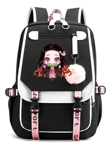 Mochila Para Portátil Adolescente Demon Slayer Nezuko