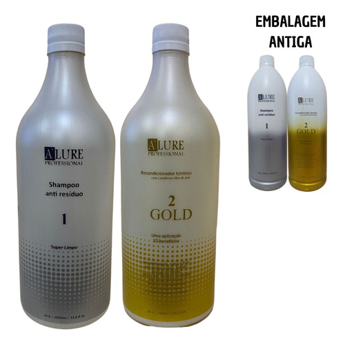 Selagem Térmica Vision Liss Gold Alure C/ 2 Produtos