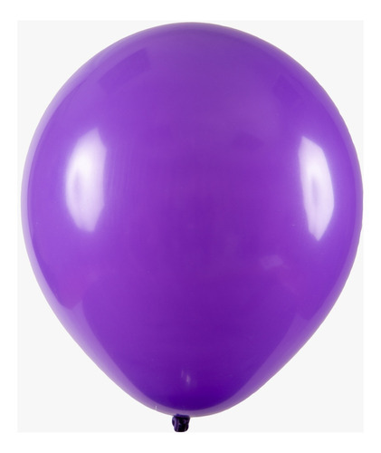 Balão Redondo 24 Diversas Cores 3 Unidades Art Latex Cor Roxo