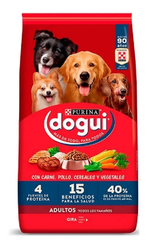 Dogui Adultos Carne, Pollo, Cer Y Veg 3kg