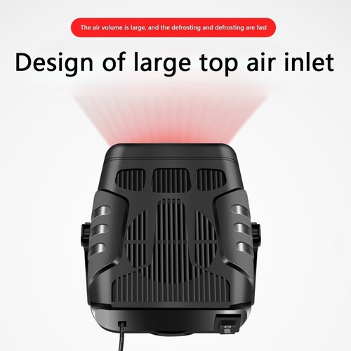 Mini Ventilador De Calefacción De Aire Portátil Para Coche