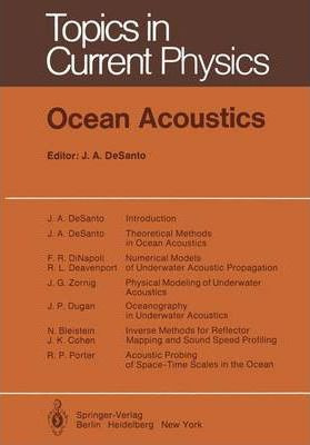 Libro Ocean Acoustics - J.a. Desanto