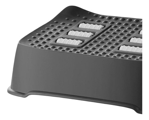 Almohada Del Reposapiés De Los Negro Negro 32cmx23cmx14.5cm
