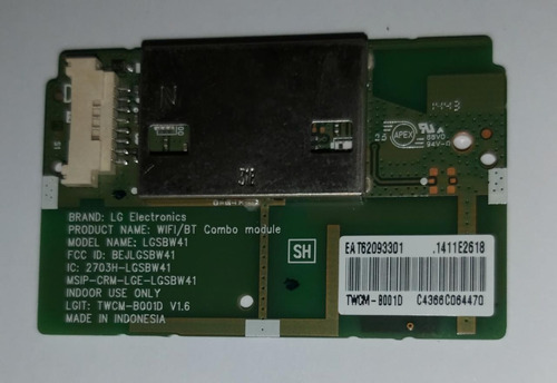 Modulo Wifi Da Tv LG 70lb7200 - Envio Incluso