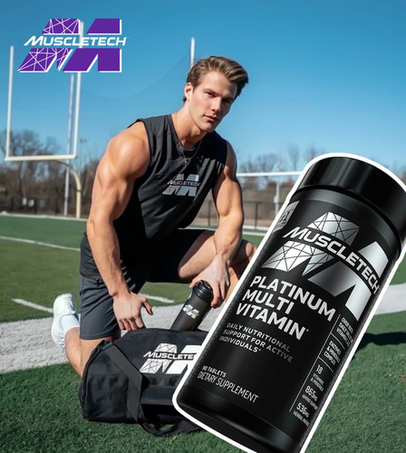 Imagem 3 de 4 de Platinum Multivitamin, Importada, Muscletech - 90 Tabletes
