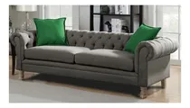 Comprar Sofa Isbeth Lino Gris Sillones Piezas Salas Mueble Sofas