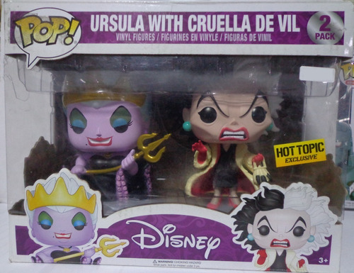 Ursula With Cruella De Vil 2 Pack Funko Pop!