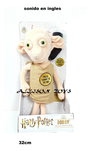 Peluche Dobby Con Sonido Harry Potter (Usado)