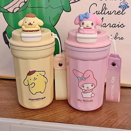 Termo De 480 Ml Con Un Simpático Dibujo De Dibujos Animados