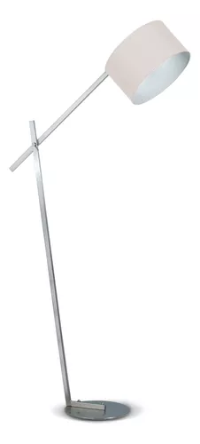 Lámpara de pie brazo articulado LED blanca 156-195cm 6W