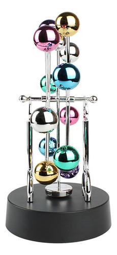 Rueda De Newton Bolitas Giratorias Decorativa Oficina Hogar Color Multicolor