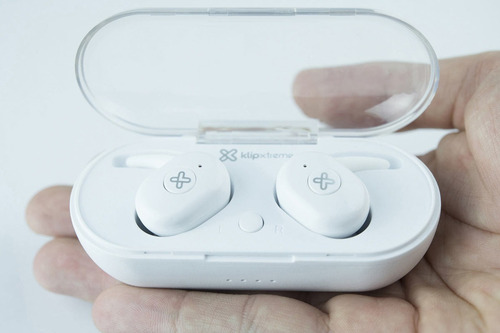 Imagen 3 de 3 de Audífonos Klip Xtreme Twin Earbuds 2 Khs-706wh Blanco