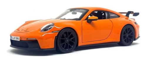 Coche miniatura naranja Porsche 911 Gt3 1/24 Bburago Bburago
