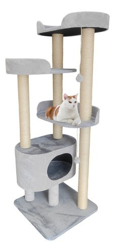 Gimnasio Mueble Para Gatos + 3 Obsequios + Collar 