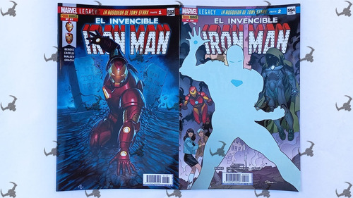 Lote Iron Man De Brian Michael Bendis 87 Y 88 - Panini (Usado)