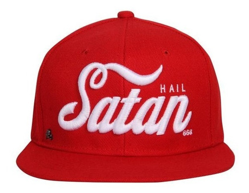 Gorra Plana Hail Satan 666 Lmdd | Kingmonster