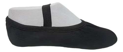 comprar Zapatilla Media Punta Modelo Canva Jazz Tela Negra