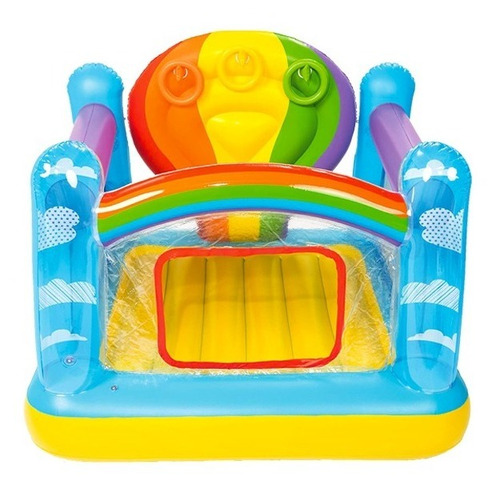 Castillo Inflable Brincolin Infantil Diseño Arcoiris Rainbow