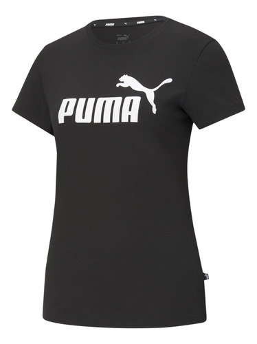Playera Algodón Cuello Redondo Corta Puma Ess Logo Mujer