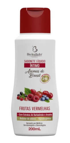 12 Sabonetes Íntimo Frutas Vermelhas C/ Extratos De Aroeira 