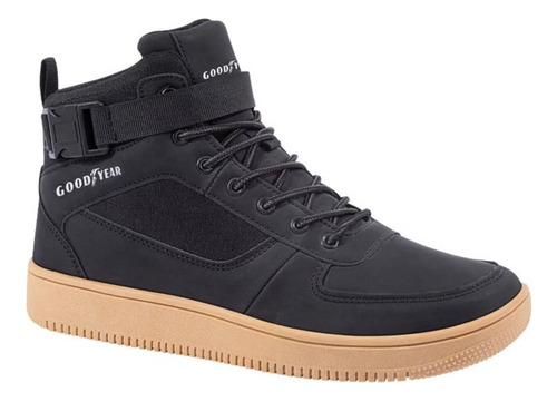 Tenis Casual De Caballero Goodyear 3088 Color Negro