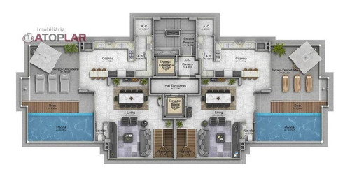Imagem 6 de 13 de Cobertura À Venda, 296 M² Por R$ 5.004.324,00 - Pioneiros - Balneário Camboriú/sc - Co0174
