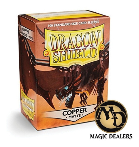 Folios Dragon Shield Standard- Matte Copper (100 Ct.)