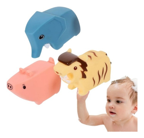 Juguete De Natación Para Bebés Fauna 3pcs La Piscina