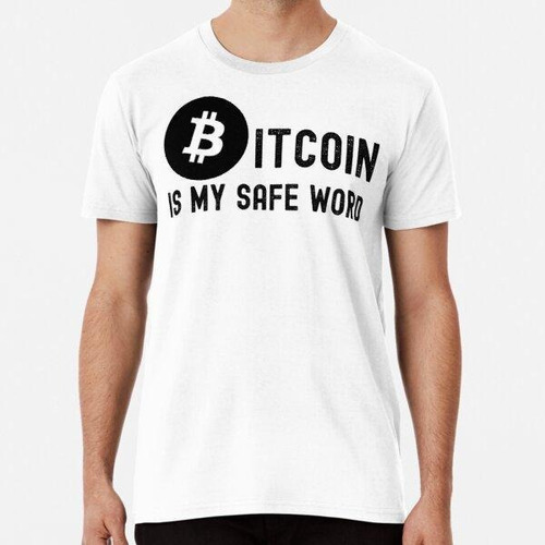 Remera Bitcoin Es Mi Palabra Segura Algodon Premium