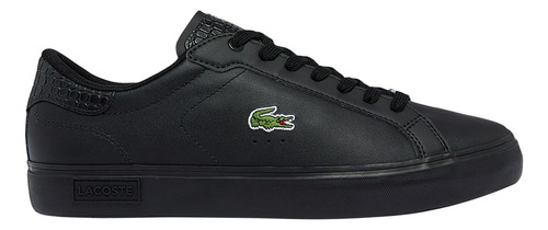 Tenis Lacoste Powercourt 1121 1 Negro Hombre B