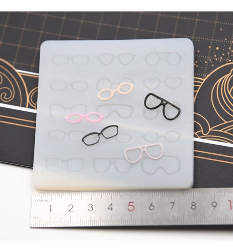 Mold For Pottery Clay Doll Face Eyeglass Frame Decoration Ey