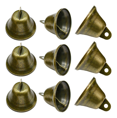 Cascabeles Pequeños De Bronce Maydahui 10 Unidades Mini