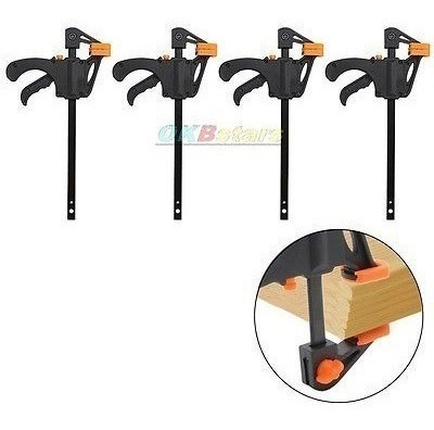 Imagen 1 de 2 de 4pcs 4 Pulgadas Madera De Trabajo De La Barra F Pinza Agarre
