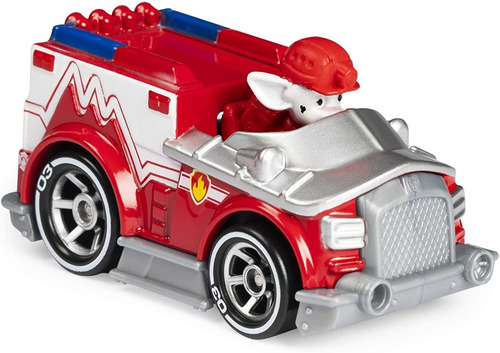 Paw Patrol True Metal Jet To The Rescue Vehiculo Coleccion Color Marshall / Camión De Bombero