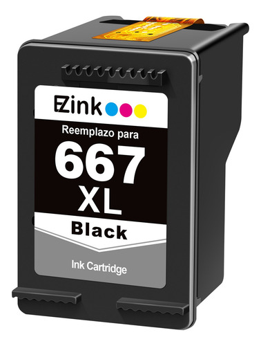 Cartuchos De Tinta Para Hp 667 Xl Para 667xl 1216 1275 Negro