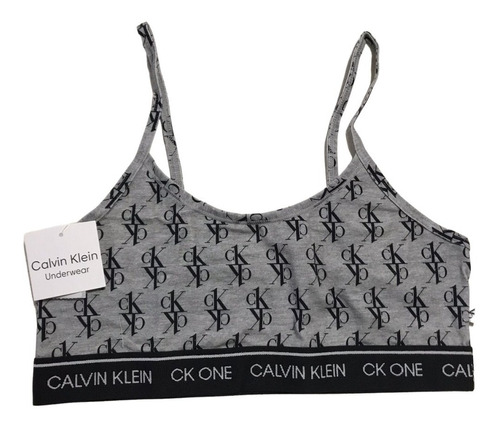 Top Calvin Klein Estampado Algodão Original