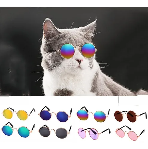 Gafas Lentes Cool Para Mascotas Gatos Perros Accesorio Cuotas