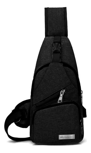 Bluelander Mochila Cruzada Antirrobo Con Puerto De Carga Usb