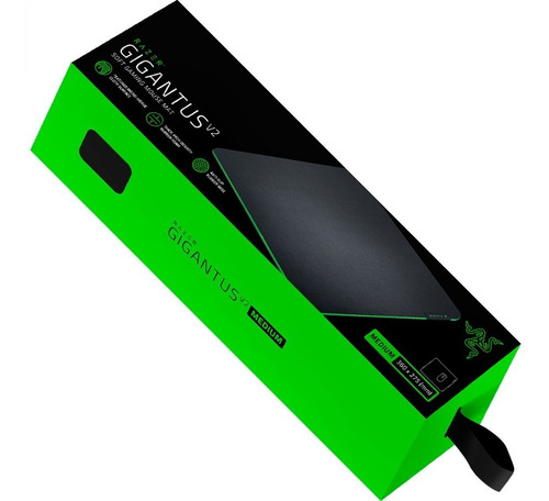 Mousepad Razer Gigantus V2 Tamaño M Soft Black