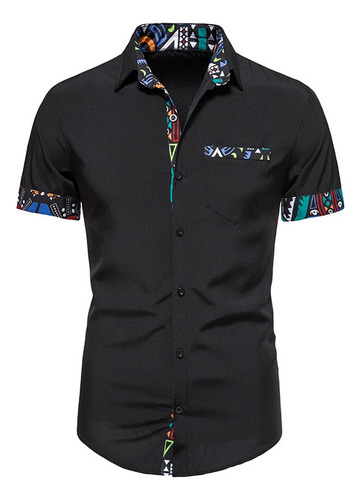 Camisa Con Estampado Africano Para Hombre, Ropa Vintage, Ven